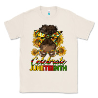 Natural celebrate juneteenth black woman bun Classic Tee - HRA Design Shop