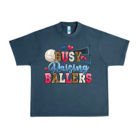 Midnight Navy busy raising ballers volleyball Urban Heavy Tee - Zillion Design Studio