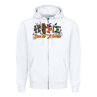 White halloween home sweet home Zipper Hoodie - BundleAndBundleShop