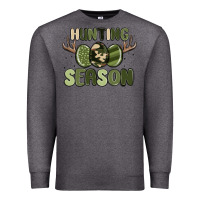 Charcoal Heather hunting season Premium Sweatshirt - MaliasSmallBusiness