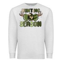 Oatmeal Heather hunting season Premium Sweatshirt - MaliasSmallBusiness
