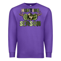 Purple hunting season Premium Sweatshirt - MaliasSmallBusiness
