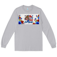 Moon Dust floral 4th of july crew license plate Long Sleeve Tee - HRA Design Shop