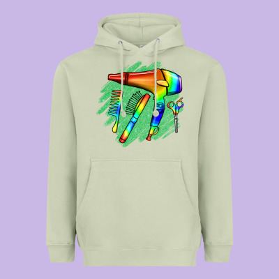 Hairdresser Heavyweight Hoodie Designed By Jasminsmagicworld