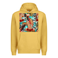 Antique Gold hairdresser hand scissors and roses with serape leopard and cowhide se Premium Hoodie - BundleAndBundleShop