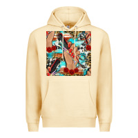 Pina Colada hairdresser hand scissors and roses with serape leopard and cowhide se Premium Hoodie - BundleAndBundleShop