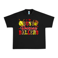 Black busy raising ballers softball Urban Heavy Tee - Zillion Design Studio