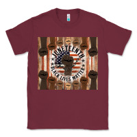 Burgundy black lives matter Classic Tee - HRA Design Shop