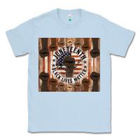 Dusty Blue black lives matter Classic Tee - HRA Design Shop