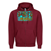 Burgundy rodeo mom Zipper Hoodie - JahusDesignShop