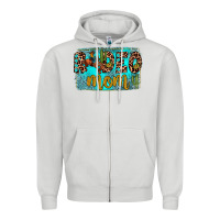 Dove Grey rodeo mom Zipper Hoodie - JahusDesignShop