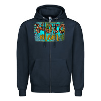 Navy rodeo mom Zipper Hoodie - JahusDesignShop