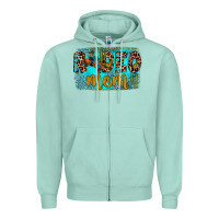 Seafoam rodeo mom Zipper Hoodie - JahusDesignShop
