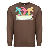 Chestnut easter bunny trio Premium Sweatshirt - MaliasSmallBusiness