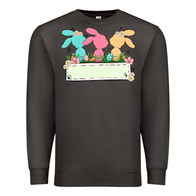 Easter Bunny Trio Premium Sweatshirt by MaliasSmallBusiness | Teevron