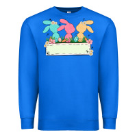True Royal easter bunny trio Premium Sweatshirt - MaliasSmallBusiness
