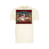 Vintage Arctic merry christmas santa and farm Vintage Tee - RanaPortraitStore