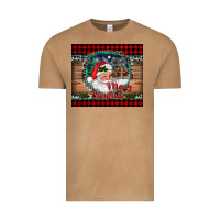 Vintage Camel merry christmas santa and farm Vintage Tee - RanaPortraitStore