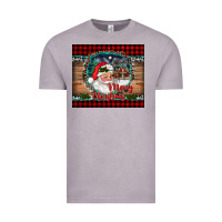 Vintage Zinc merry christmas santa and farm Vintage Tee - RanaPortraitStore
