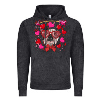 Valentine's Day  English Bulldog Vintage Hoodie | Teevron
