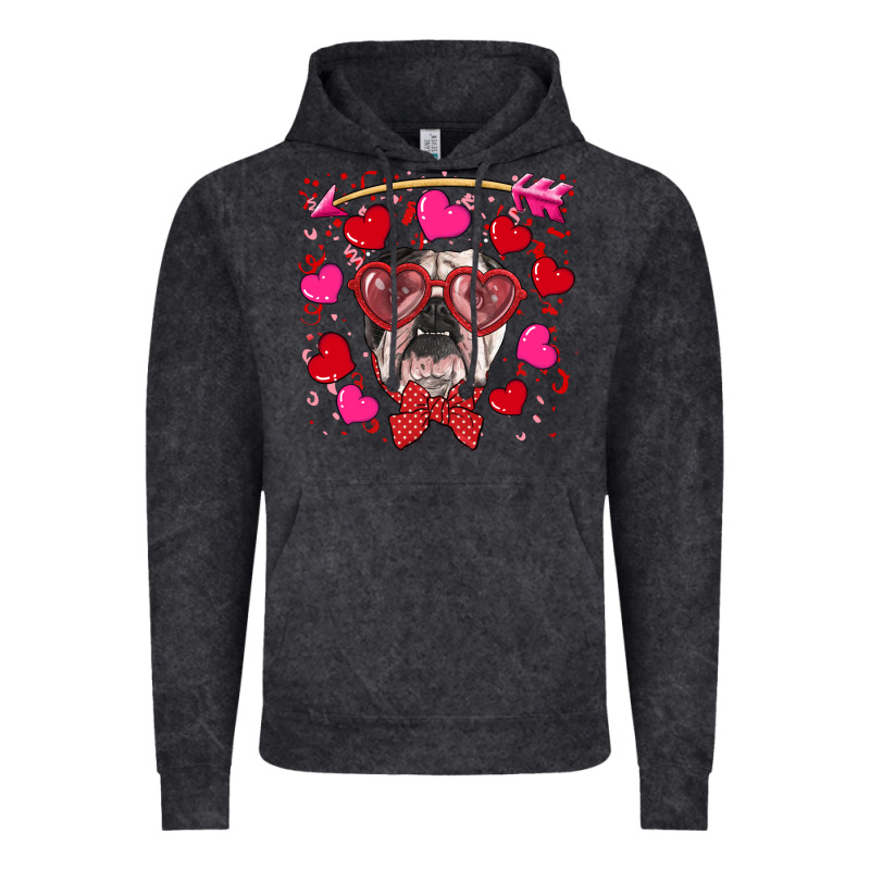 Valentine's Day  English Bulldog Vintage Hoodie by RanaPortraitStore | Teevron