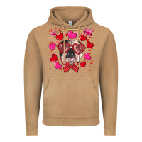 Vintage Camel Valentine's day  english bulldog Vintage Hoodie - RanaPortraitStore