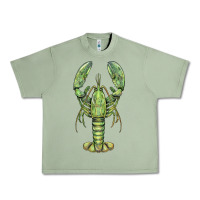 Oil Green lobster Urban Heavy Tee - BarkalooDesign