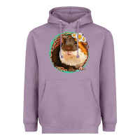 Lavender floral leopard guinea pigs Heavyweight Hoodie - Jasminsmagicworld