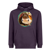 Plum floral leopard guinea pigs Heavyweight Hoodie - Jasminsmagicworld