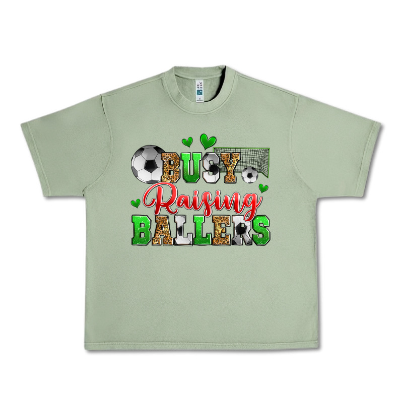 Busy Raising Ballers Soccer Urban Heavy Tee by Zillion Design Studio | Teevron