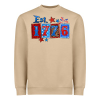 Mushroom est 1776 Heavyweight Sweatshirt - Zillion Design Studio