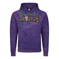 Cloud Purple somebodys problem Vintage Hoodie - texasbilliewilder