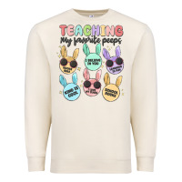 Sandshell teahing my favorite peeps Premium Sweatshirt - MaliasSmallBusiness
