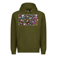 Army Green 6bxva8dmzvnj8kavrqzzmp Premium Hoodie - chombo