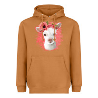 Meerkat floral baby goat Heavyweight Hoodie - Jasminsmagicworld