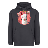 Smoke floral baby goat Heavyweight Hoodie - Jasminsmagicworld