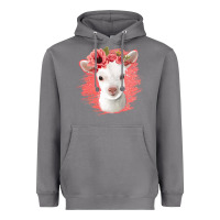 Storm floral baby goat Heavyweight Hoodie - Jasminsmagicworld