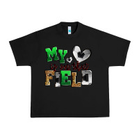 Black my heart is on that field soccer Urban Heavy Tee - Zillion Design Studio