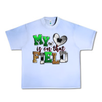 Grape Ice my heart is on that field soccer Urban Heavy Tee - Zillion Design Studio