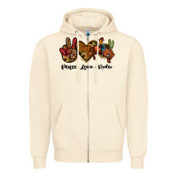 Sandshell peace love rodeo Zipper Hoodie - JahusDesignShop