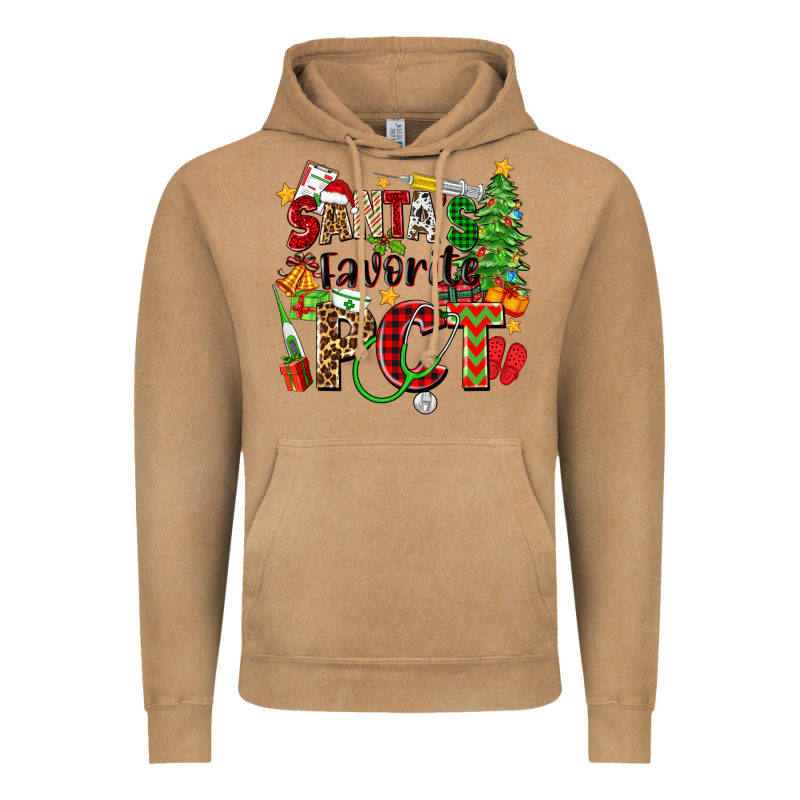 Santa's Favorite Pct Vintage Hoodie by Zillion Design Studio | Teevron