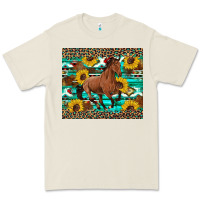 Bone western horse sunflowers Premium Tee - Artiststas
