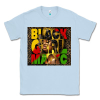 Dusty Blue black girl magic Classic Tee - HRA Design Shop