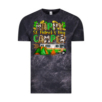 Cloud Black happy st. patrick's day camper Vintage Tee - Zillion Design Studio