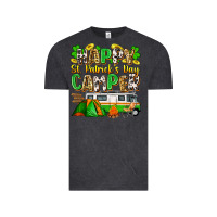 Vintage Black happy st. patrick's day camper Vintage Tee - Zillion Design Studio