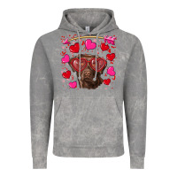 Cloud Rock Valentine's day  labrador retriever Vintage Hoodie - RanaPortraitStore