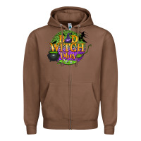 Chestnut bad witch vibes Zipper Hoodie - BundleAndBundleShop