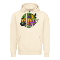 Sandshell bad witch vibes Zipper Hoodie - BundleAndBundleShop