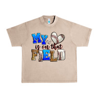 French Oak my heart is on that field baseball Urban Heavy Tee - Zillion Design Studio