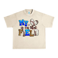 Sandshell my heart is on that field baseball Urban Heavy Tee - Zillion Design Studio